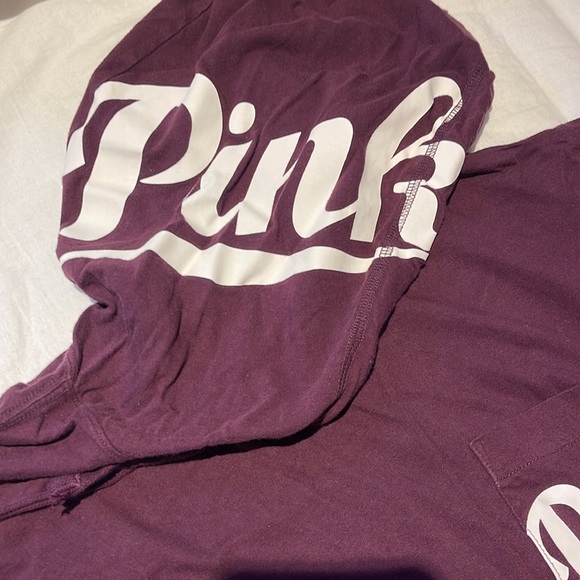Victoria’s Secret PINK - Drawstring Varsity Logo Hoodie in XS - Picture 4 of 6